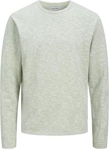 JACK & JONES JJESUMMER Strickpullover mit Rundhals – Frisches Iceberg-Grün im Casual-Stil
