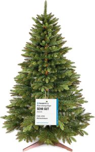 Pure Living Premium Weihnachtsbaum 220 cm – 10 Jahre Garantie, naturgetreu & langlebig