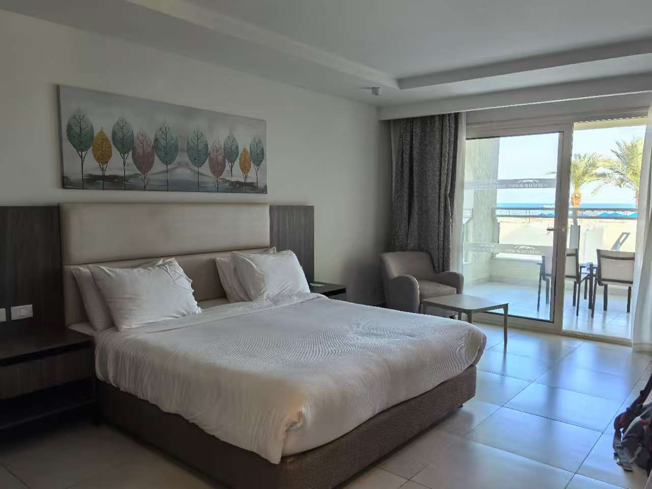 Meerblick-Zimmer im Albatros Makadi Hotel in Ägypten