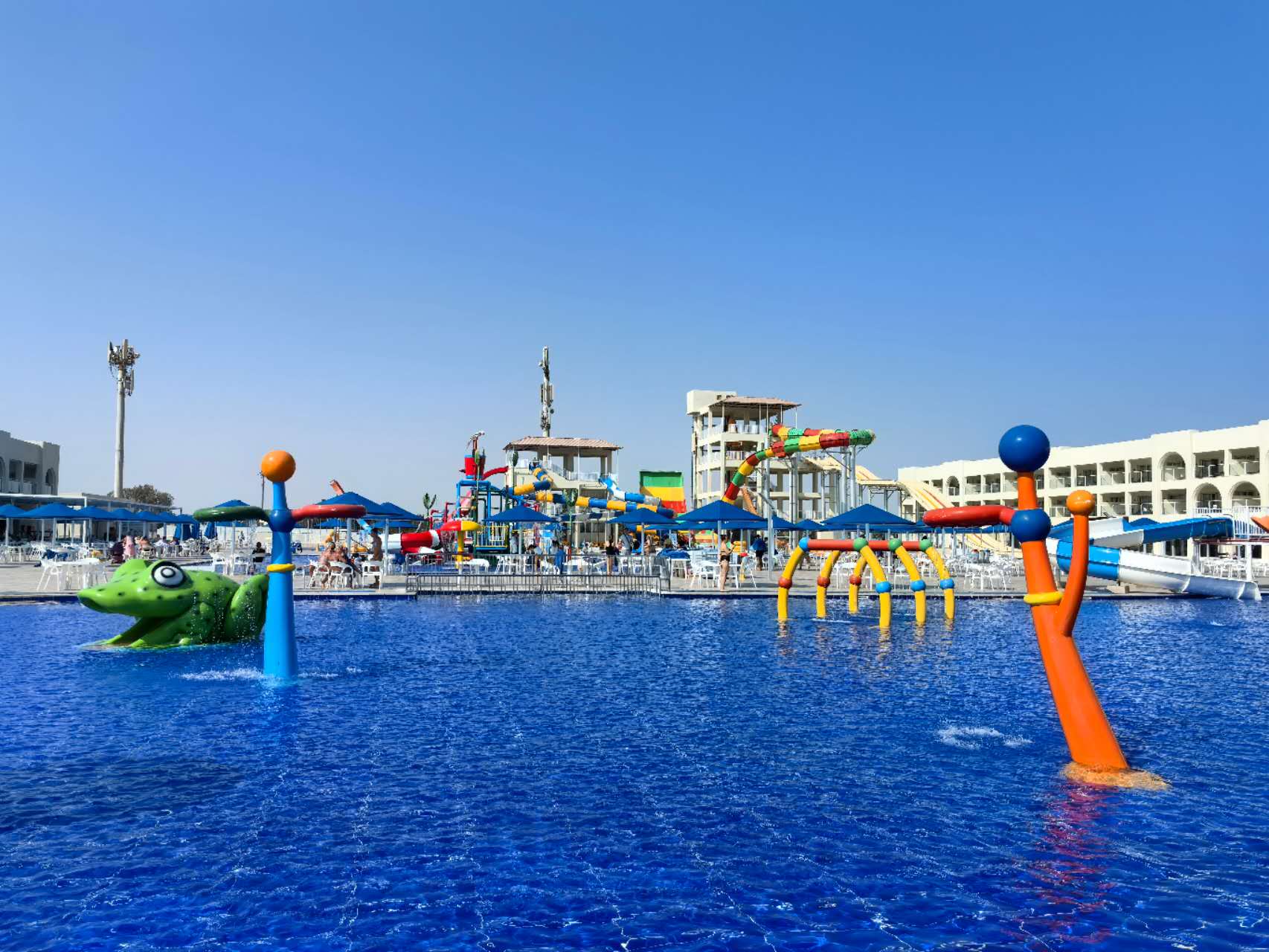 Wasserpark für Kinder im Albatros Makadi Hotel