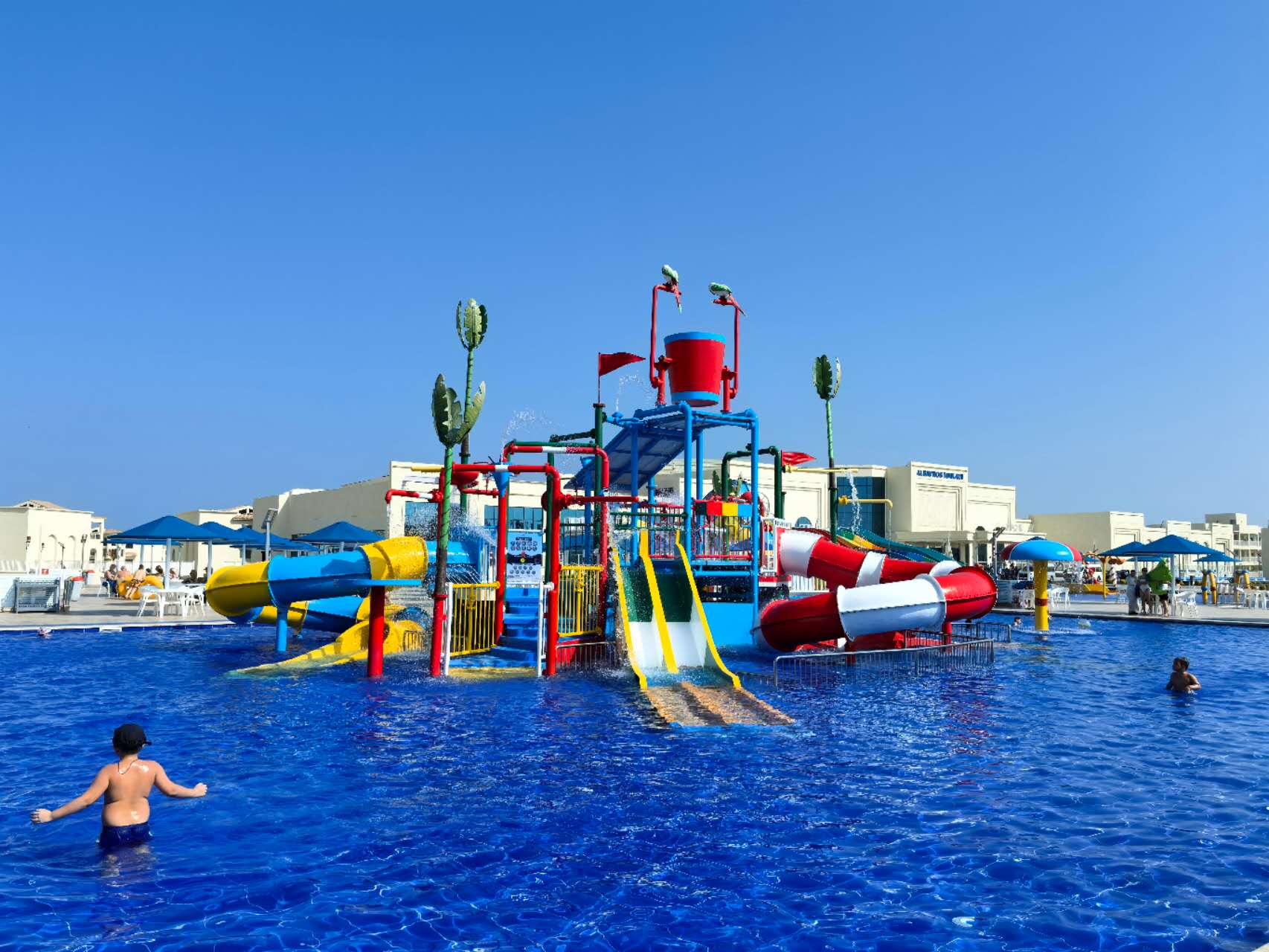Wasserpark für Kinder im Albatros Makadi Hotel