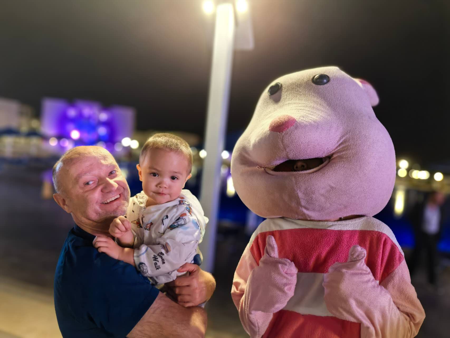 Maskottchen/Cartoon-Figur im Albatros Makadi Hotel